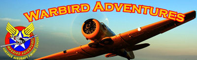 Warbird Adventures Click here to go to the Warbird Adventures website.